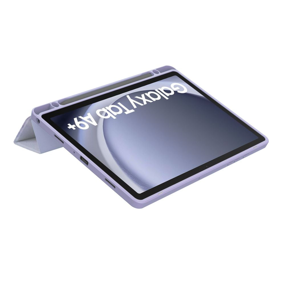 KRYT / OBAL NA SAMSUNG GALAXY TAB A9+ PLUS 11.0 X210 / X215 / X216 TECH-PROTECT SC PEN HYBRID VIOLET MARBLE