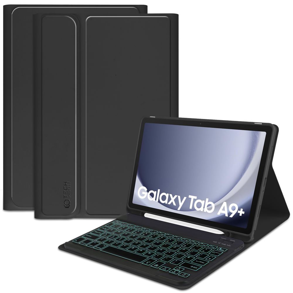 OBAL S KLÁVESNICOU PRE SAMSUNG GALAXY TAB A9+ PLUS 11.0 X210 / X215 / X216 TECH-PROTECT SC PEN BLACK
