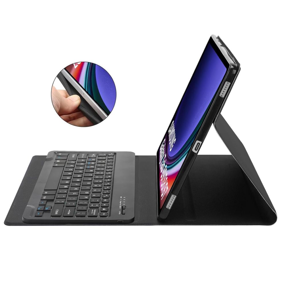 OBAL S KLÁVESNICOU PRE SAMSUNG GALAXY TAB S9 FE+ PLUS 12.4 X610 / X616B TECH-PROTECT SC PEN BLACK