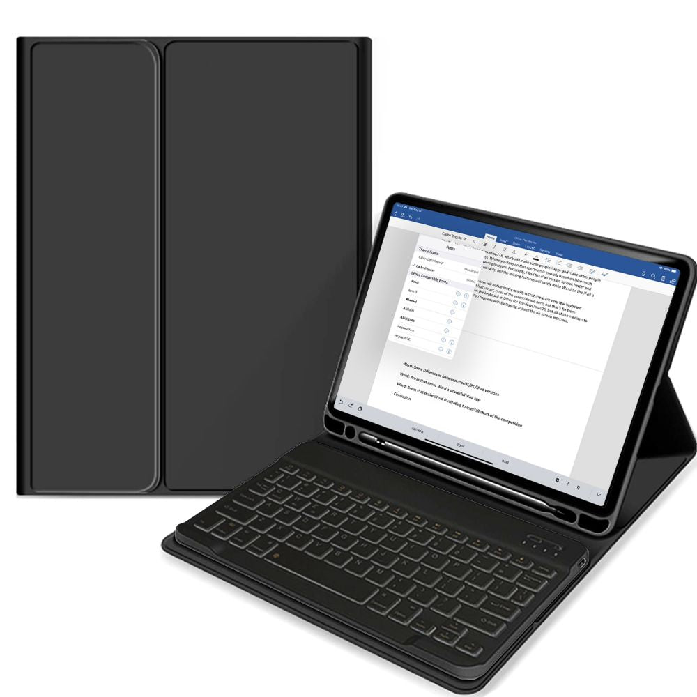  S TIPKOVNICOM ZA IPAD 10.2 7 / 8 / 9 / 2019-2021 TECH-PROTECT SC PEN CRNA
