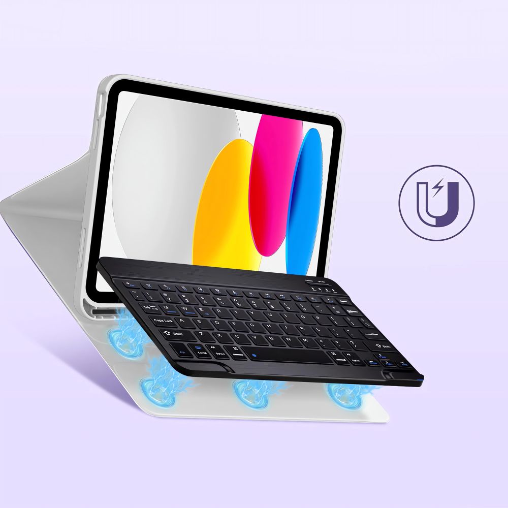 TECH-PROTECT SC  + TIPKOVNICA IPAD 10.9” 10 / 2022 / 11” 11 / 2025 SIVA