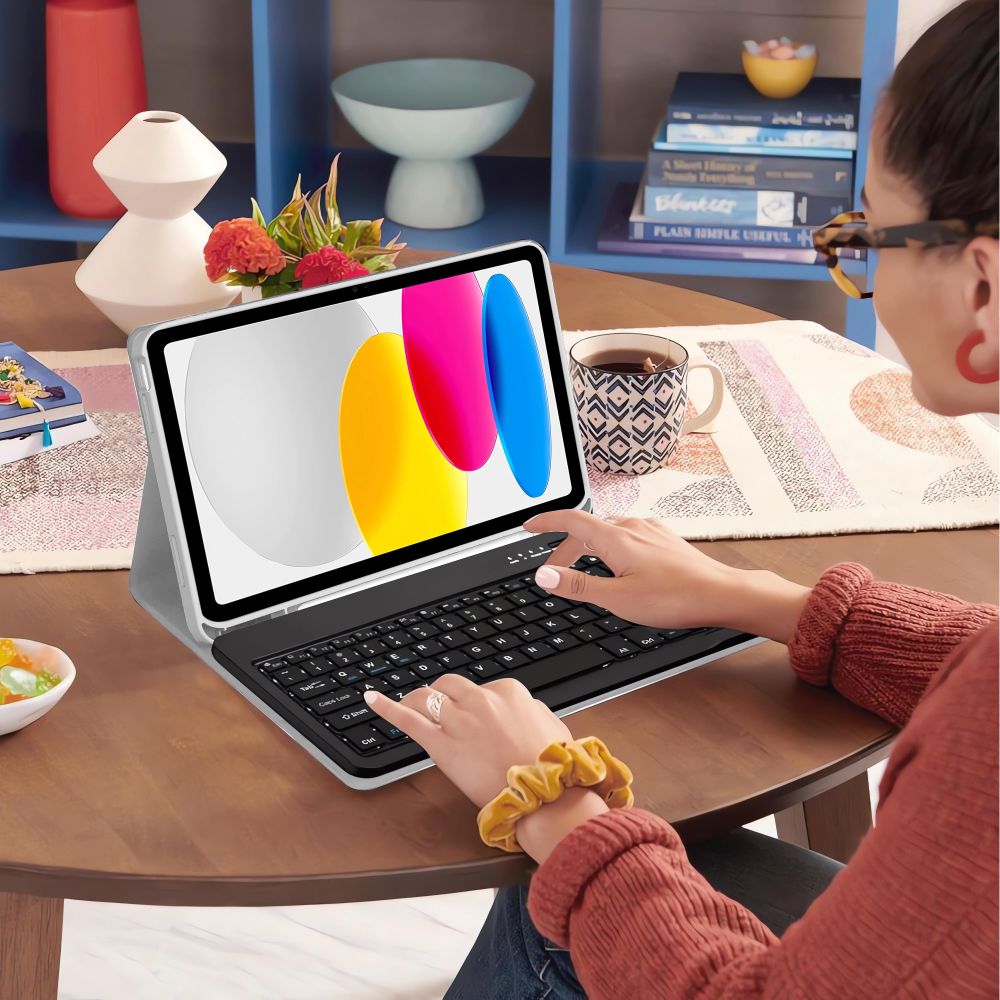 TECH-PROTECT SC  + TIPKOVNICA IPAD 10.9” 10 / 2022 / 11” 11 / 2025 SIVA