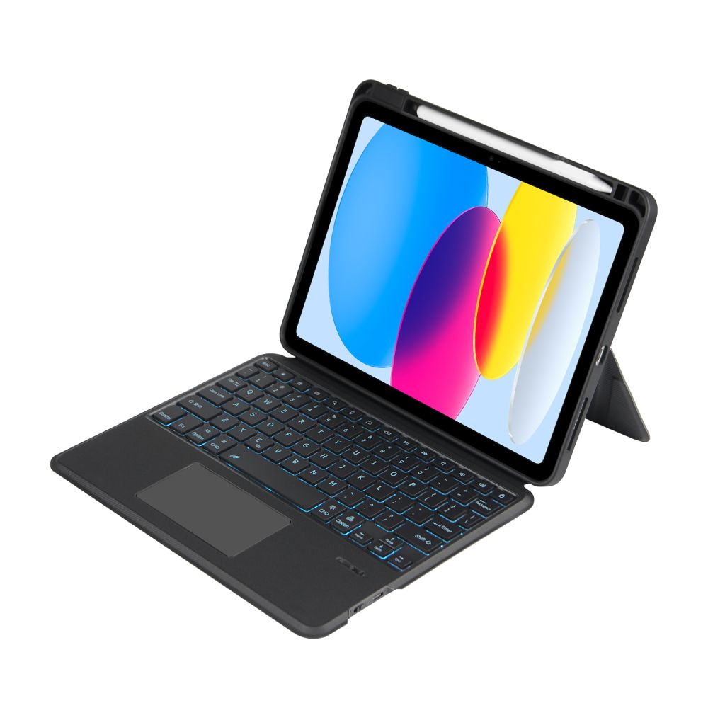  S TIPKOVNICOM ZA IPAD 10.9” 10 / 2022 / 11” 11 / 2025 TECH-PROTECT SCMAG PEN CRNA