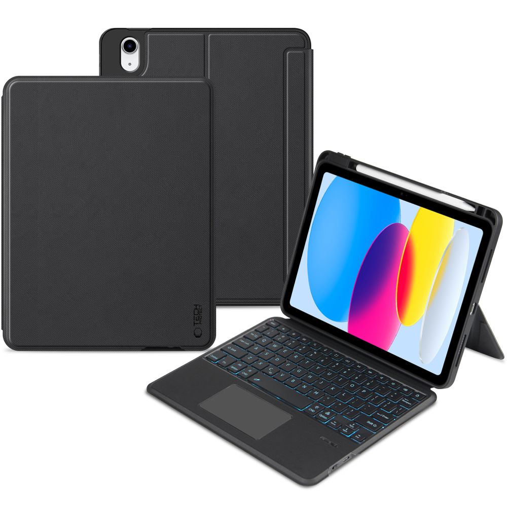  S TIPKOVNICOM ZA IPAD 10.9” 10 / 2022 / 11” 11 / 2025 TECH-PROTECT SCMAG PEN CRNA