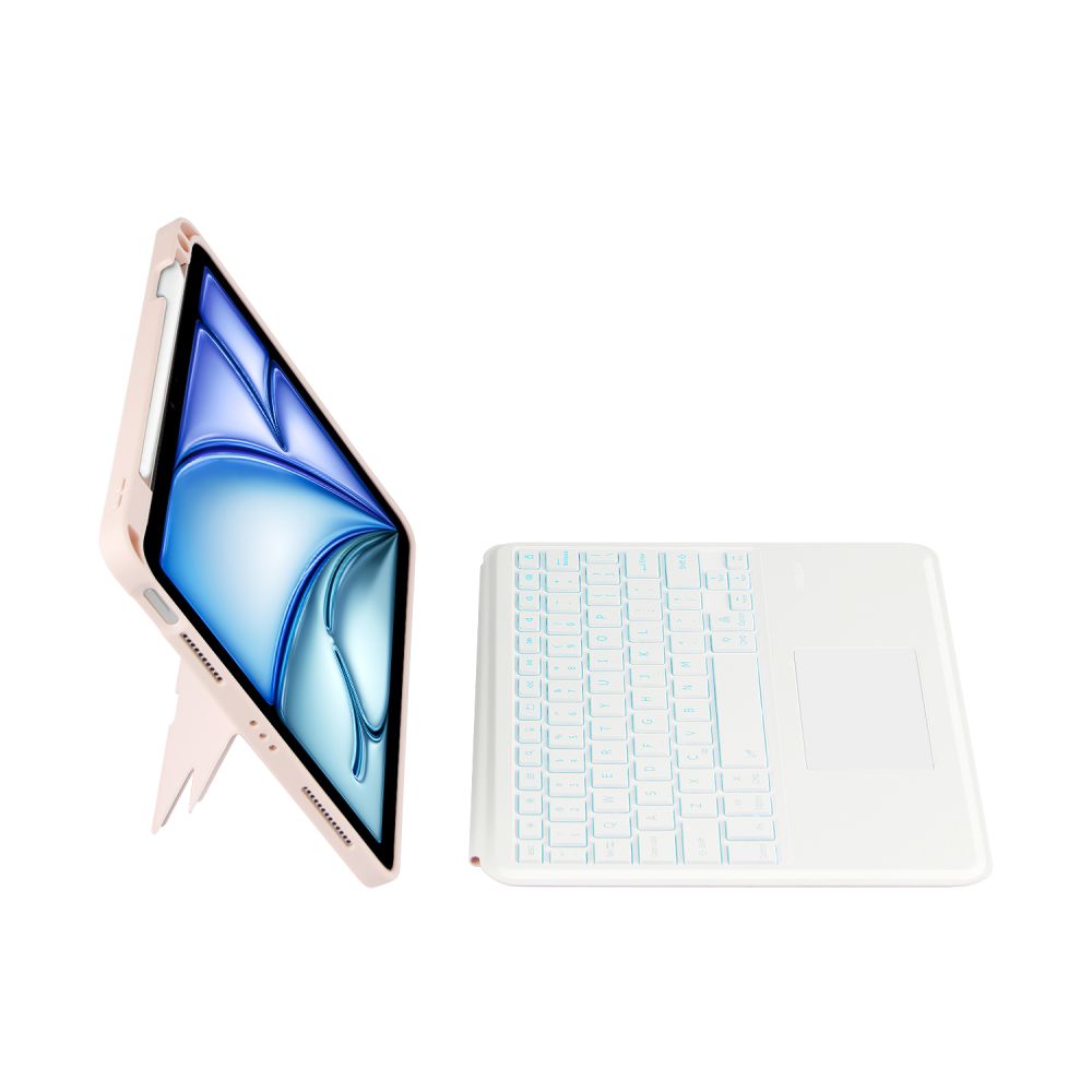 OBAL S KLÁVESNICOU PRE IPAD AIR 10.9 4 / 5 / 2020-2022 / 11 6 / 2024 TECH-PROTECT SCMAG PEN PINK