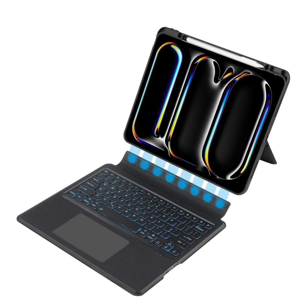OBAL S KLÁVESNICOU PRE IPAD PRO 13 7 / 2024 TECH-PROTECT SCMAG PEN BLACK