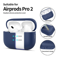 PUZDRO TECH-PROTECT SILICONE APPLE AIRPODS PRO 1 / 2 NAVY BLUE