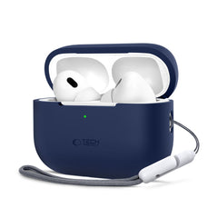 PUZDRO TECH-PROTECT SILICONE APPLE AIRPODS PRO 1 / 2 NAVY BLUE
