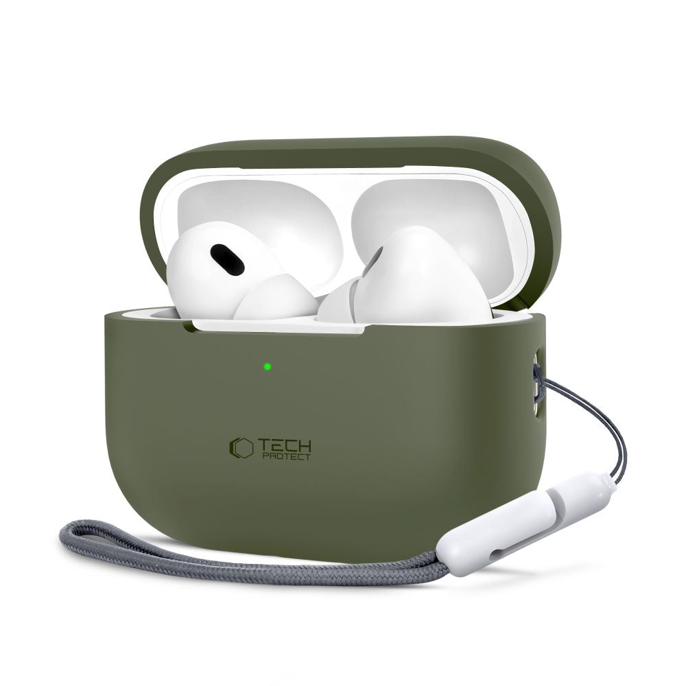  TECH-PROTECT SILIKONSKA APPLE AIRPODS PRO 1 / 2 MASLINASTO ZELENA
