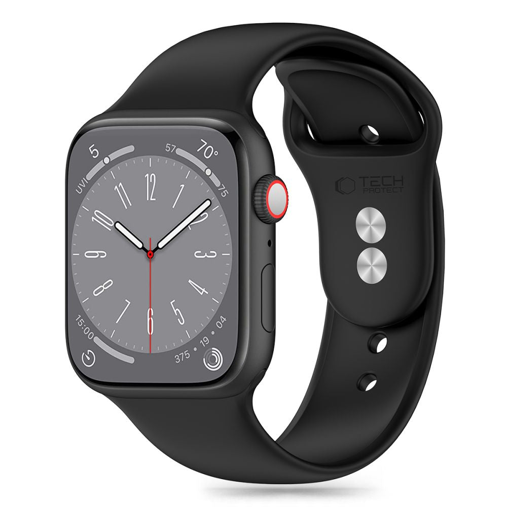 REMIENOK TECH-PROTECT SILICONE APPLE WATCH 6 / 7 / 8 / 9 / 10 / SE (40 / 41 / 42 MM) BLACK