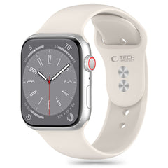 REMIENOK TECH-PROTECT SILICONE APPLE WATCH 6 / 7 / 8 / 9 / 10 / SE (40 / 41 / 42 MM) STARLIGHT