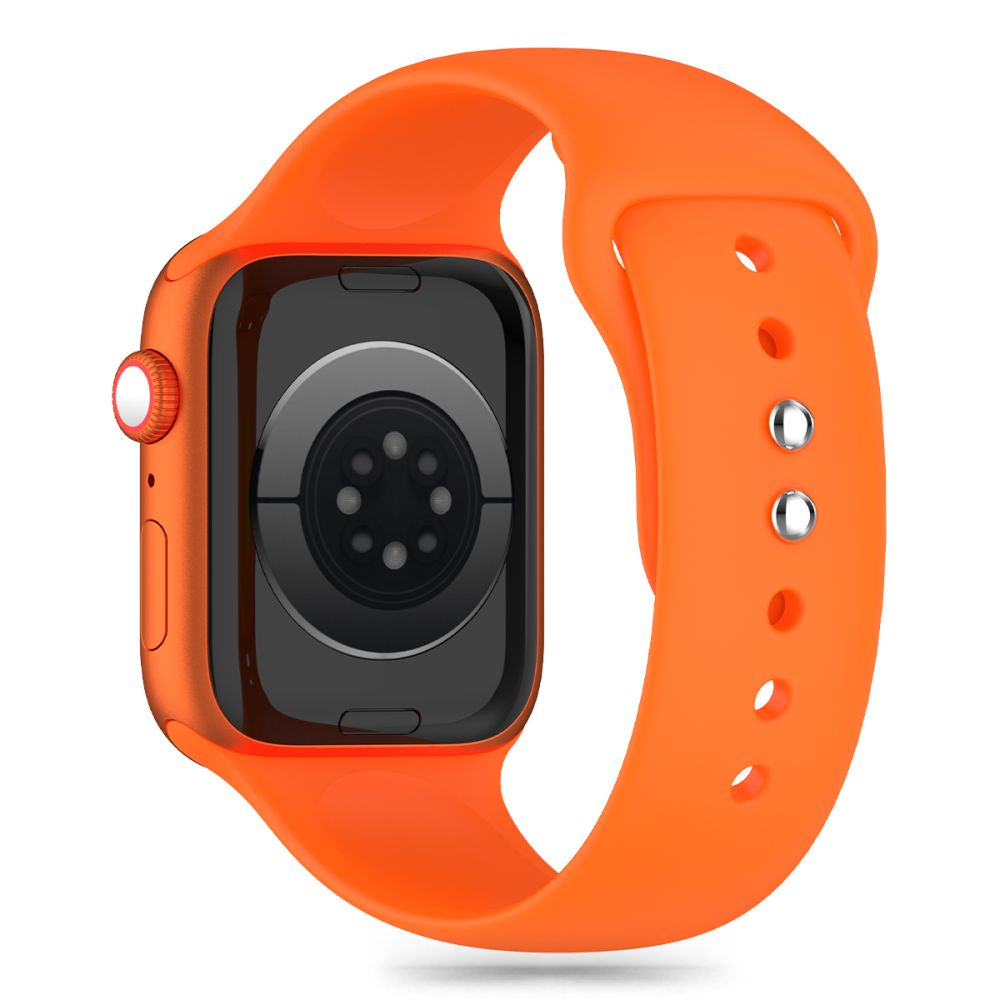 REMIENOK DOOP SILICONE APPLE WATCH 6 / 7 / 8 / 9 / 10 / SE / ULTRA 1 / 2 (44 / 45 / 46 / 49 MM) BRIGHT ORANGE