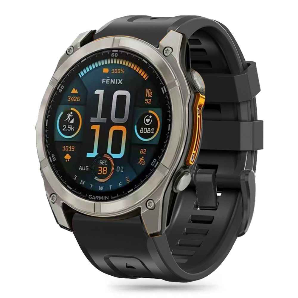 REMIENOK TECH-PROTECT SILICONE GARMIN FENIX 5 / 6 / 6 PRO / 7 / 8 (47 MM) / E BLACK