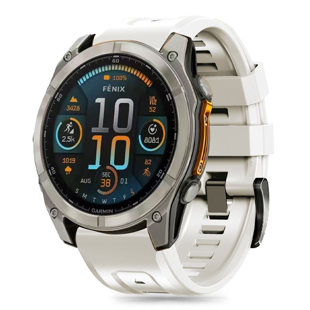 REMIENOK TECH-PROTECT SILICONE GARMIN FENIX 5S / 5S PLUS / 6S / 6S PRO / 7S / 8 (43 MM) TITANIUM