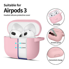 KRYT TECH-PROTECT SILICONE HOOK APPLE AIRPODS 3 DUSTY PINK
