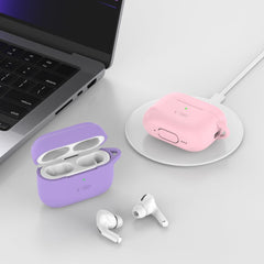 PUZDRO TECH-PROTECT SILICONE HOOK APPLE AIRPODS PRO 1 / 2 BLACK