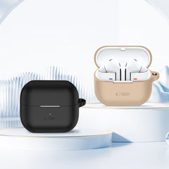 PUZDRO NA  SAMSUNG GALAXY BUDS 3 / 3 PRO TECH-PROTECT SILICONE HOOK BLACK