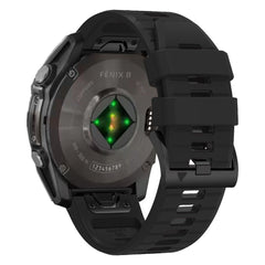 REMENIČ TECH-PROTECT SILIKONSKA TRAKA GARMIN FENIX 5X / 5X PLUS / 6X / 6X PRO / 7X / 8 (51 MM) CRNA