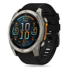 REMENIČ TECH-PROTECT SILIKONSKA TRAKA GARMIN FENIX 5X / 5X PLUS / 6X / 6X PRO / 7X / 8 (51 MM) CRNA