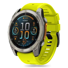 REMIENOK TECH-PROTECT SILICONE LINE GARMIN FENIX 5X / 5X PLUS / 6X / 6X PRO / 7X / 8 (51 MM) LIME