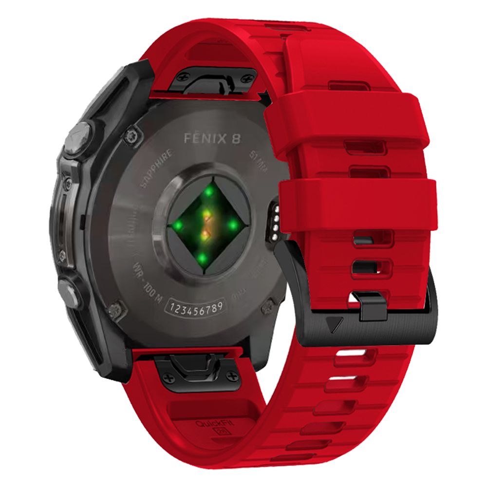 REMIENOK TECH-PROTECT SILICONE LINE GARMIN FENIX 5X / 5X PLUS / 6X / 6X PRO / 7X / 8 (51 MM) RED