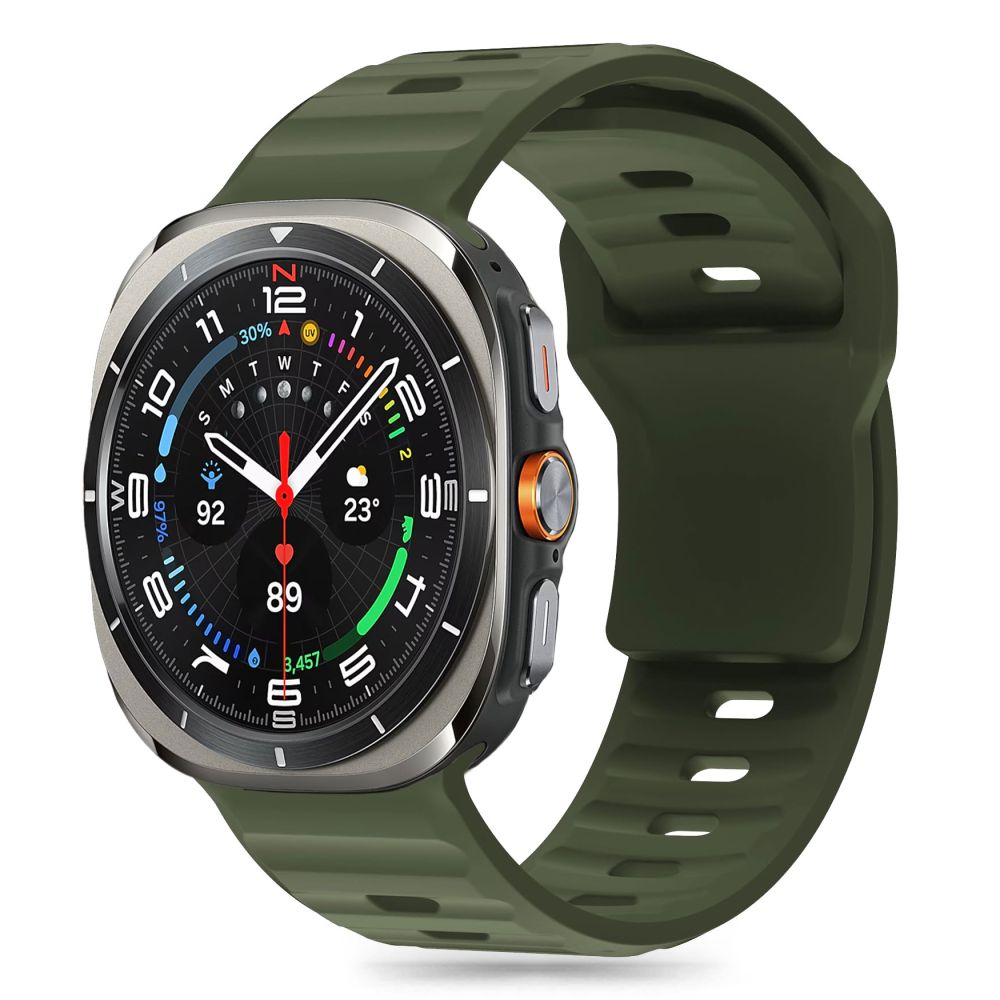  TECH-PROTECT SILIKONSKA TRAKA SAMSUNG GALAXY WATCH ULTRA (47 MM) MASLINASTO ZELENA