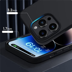 KRYT NA IPHONE 15 PRO MAGSAFE HEYCASE SILICONE MATTE BLACK