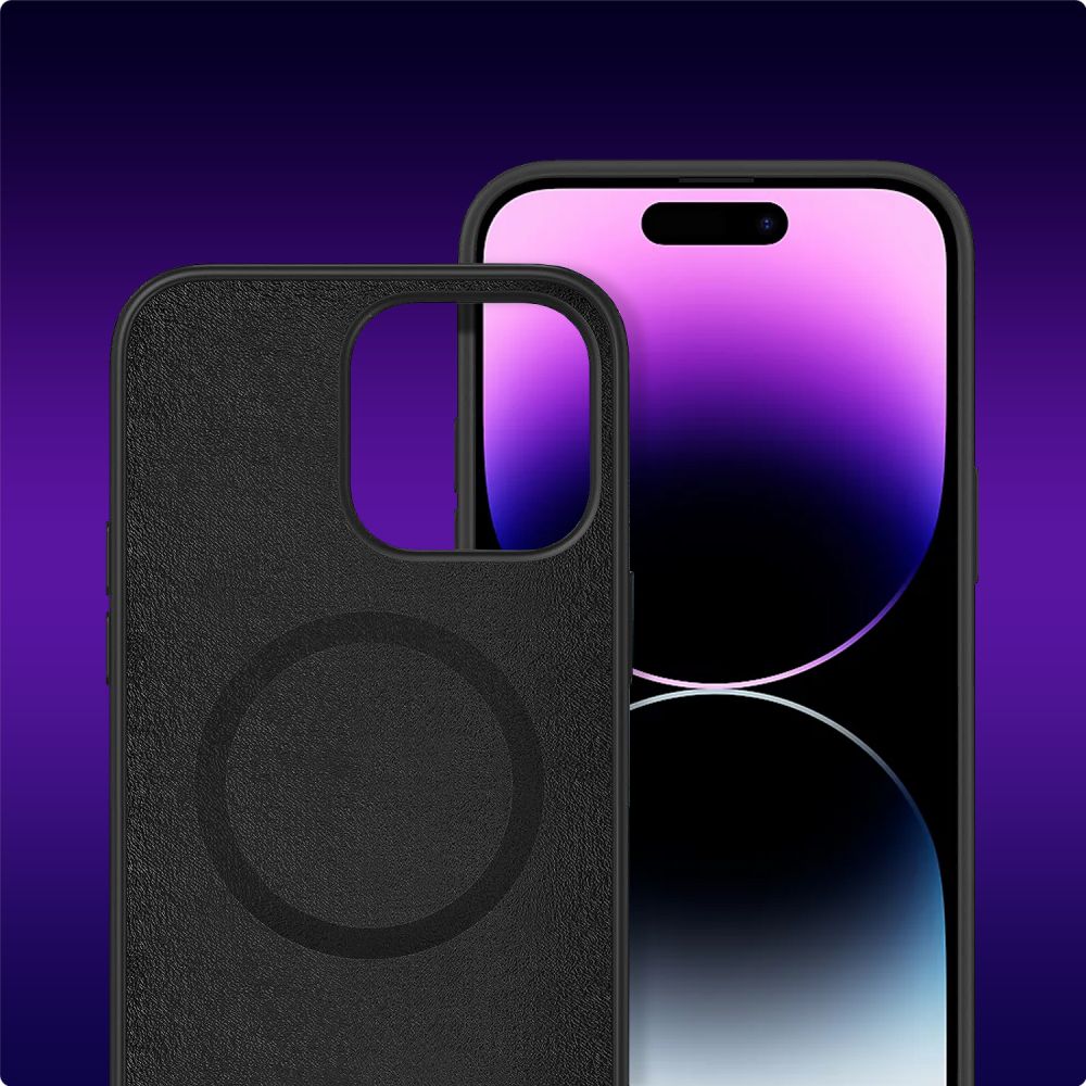 KRYT NA IPHONE 15 PRO MAGSAFE HEYCASE SILICONE MATTE BLACK
