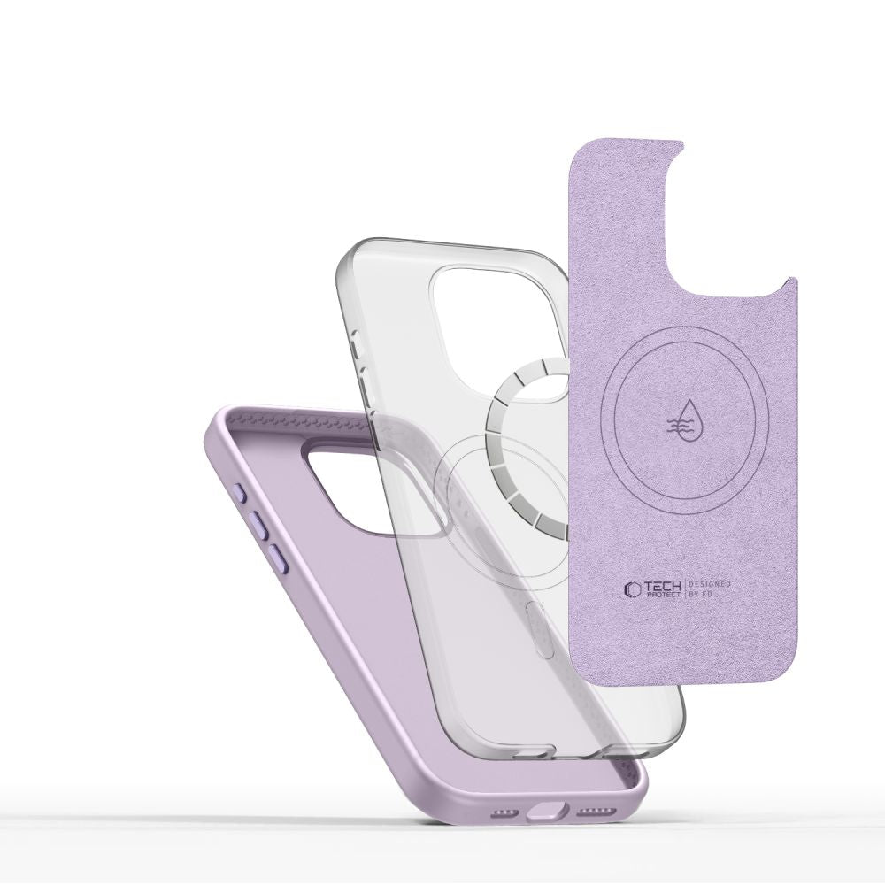 KRYT TECH-PROTECT SILICONE PURE MAGSAFE IPHONE 15 PRO MAUVE
