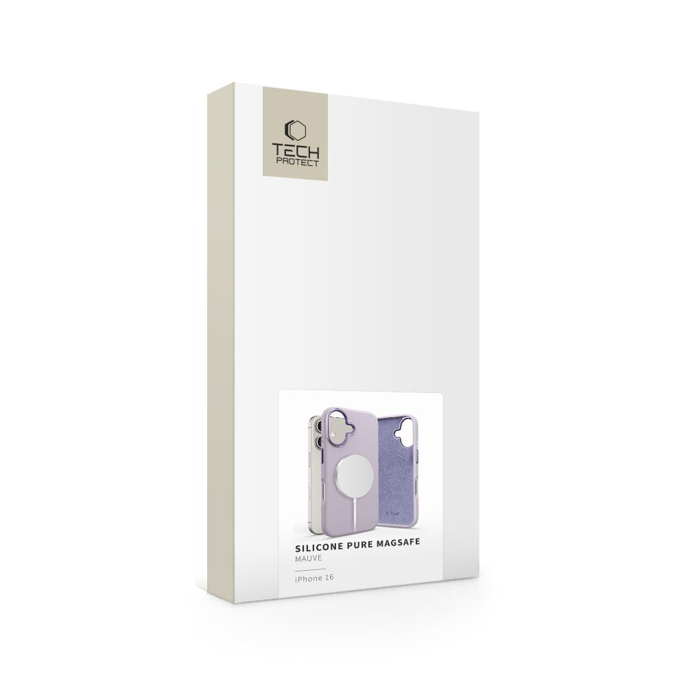 KRYT TECH-PROTECT SILICONE PURE MAGSAFE IPHONE 16 MAUVE