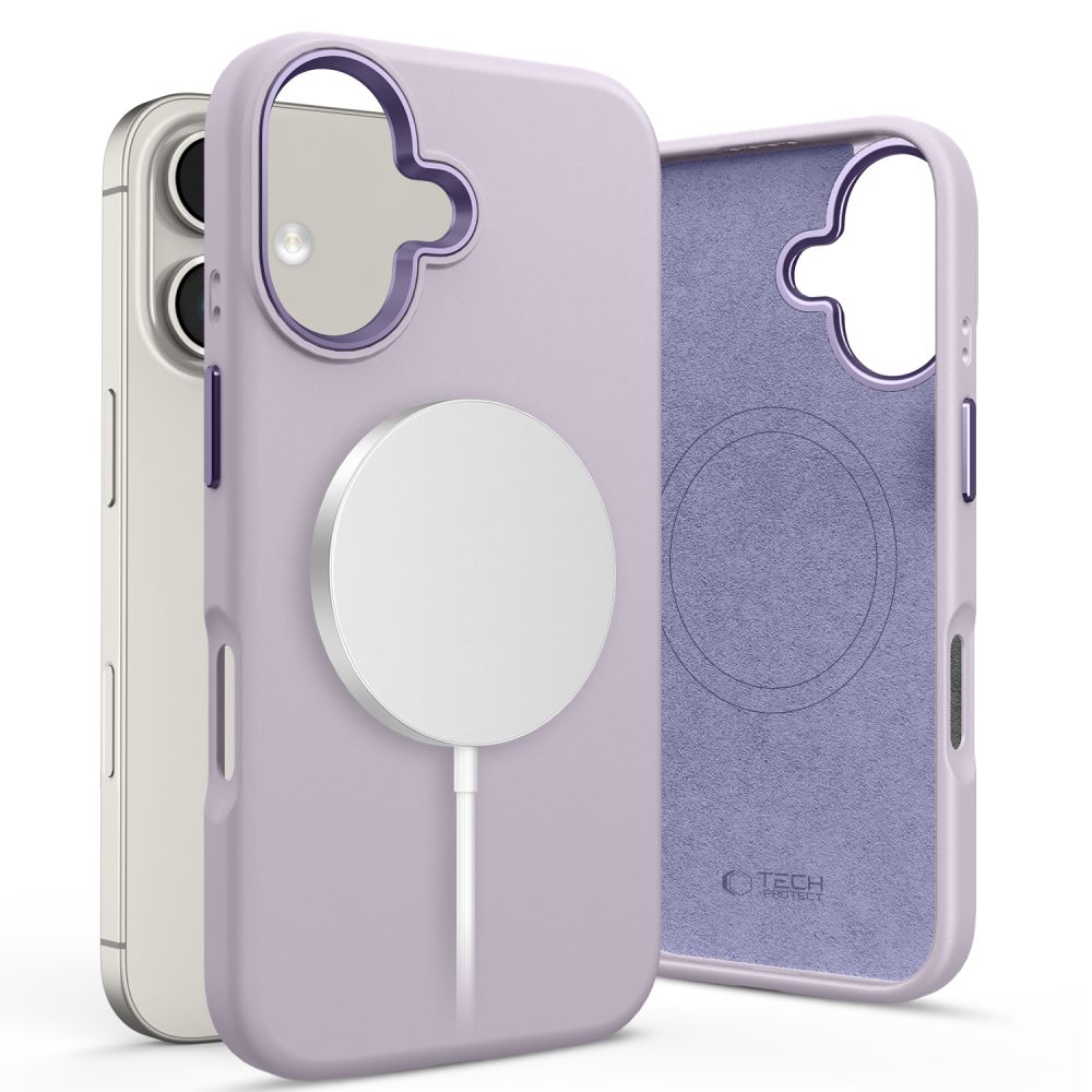 KRYT TECH-PROTECT SILICONE PURE MAGSAFE IPHONE 16 MAUVE