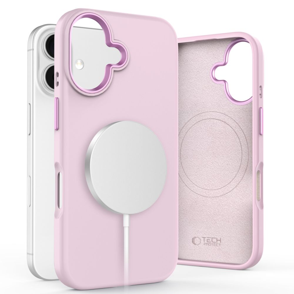KRYT TECH-PROTECT SILICONE PURE MAGSAFE IPHONE 16 PINK PEARL