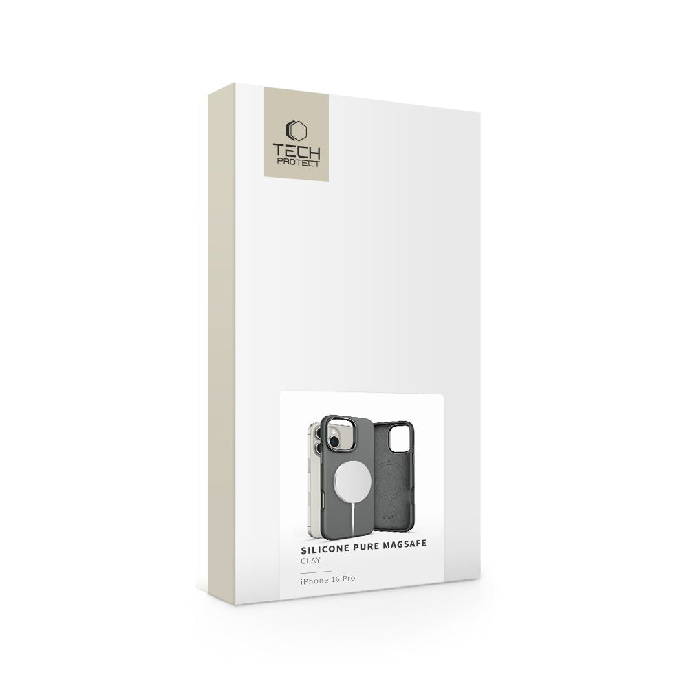 KRYT TECH-PROTECT SILICONE PURE MAGSAFE IPHONE 16 PRO CLAY