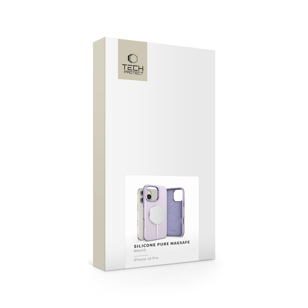 KRYT TECH-PROTECT SILICONE PURE MAGSAFE IPHONE 16 PRO MAUVE
