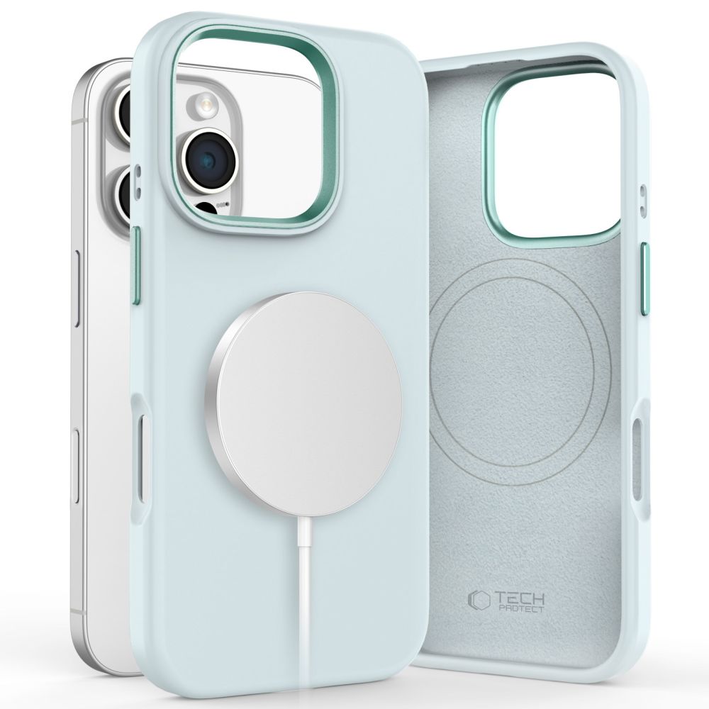 KRYT TECH-PROTECT SILICONE PURE MAGSAFE IPHONE 16 PRO MAX SKY BLUE