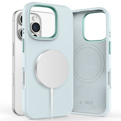 KRYT TECH-PROTECT SILICONE PURE MAGSAFE IPHONE 16 PRO SKY BLUE