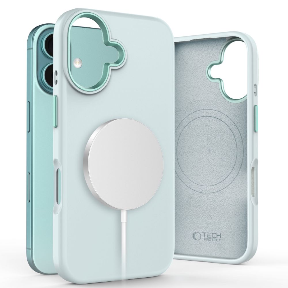  TECH-PROTECT SILICONE PURE MAGSAFE IPHONE 16 NEBESKO PLAVA