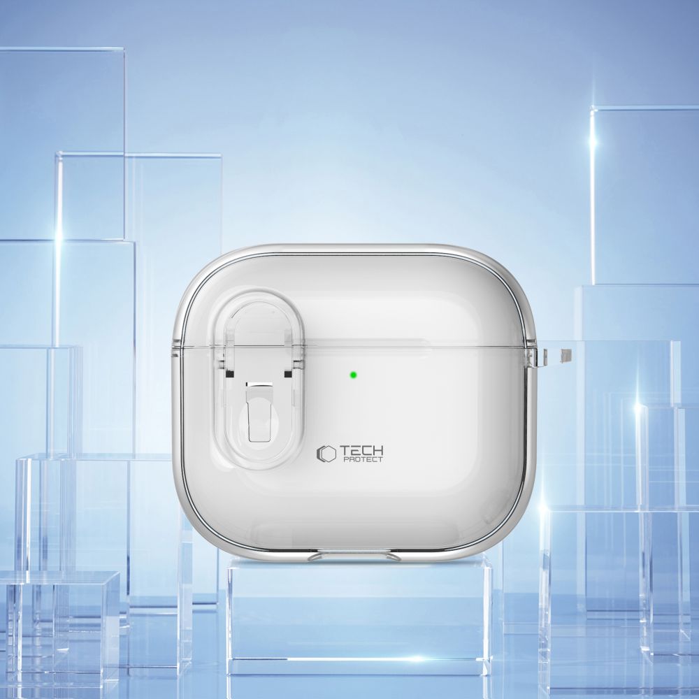 PUZDRO TECH-PROTECT SLIM HOOK APPLE AIRPODS 4 CLEAR