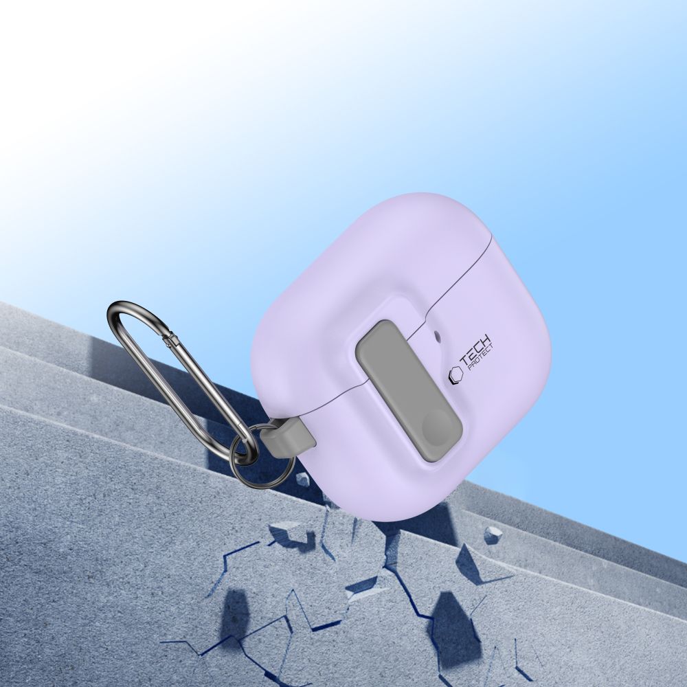 PUZDRO TECH-PROTECT SLIM HOOK APPLE AIRPODS 4 LAVENDER