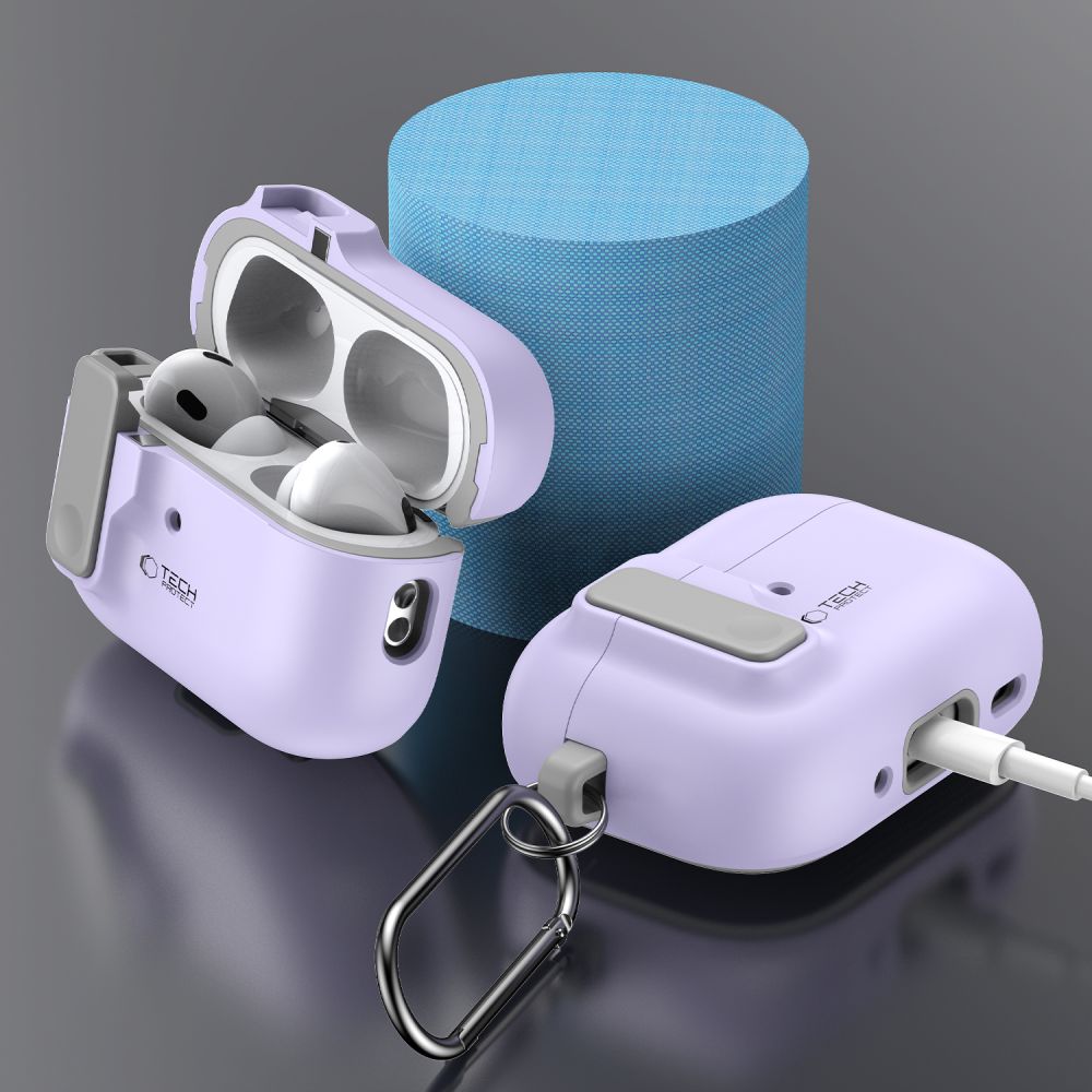  TECH-PROTECT SLIM HOOK APPLE AIRPODS PRO 1 / 2 LAVANDA