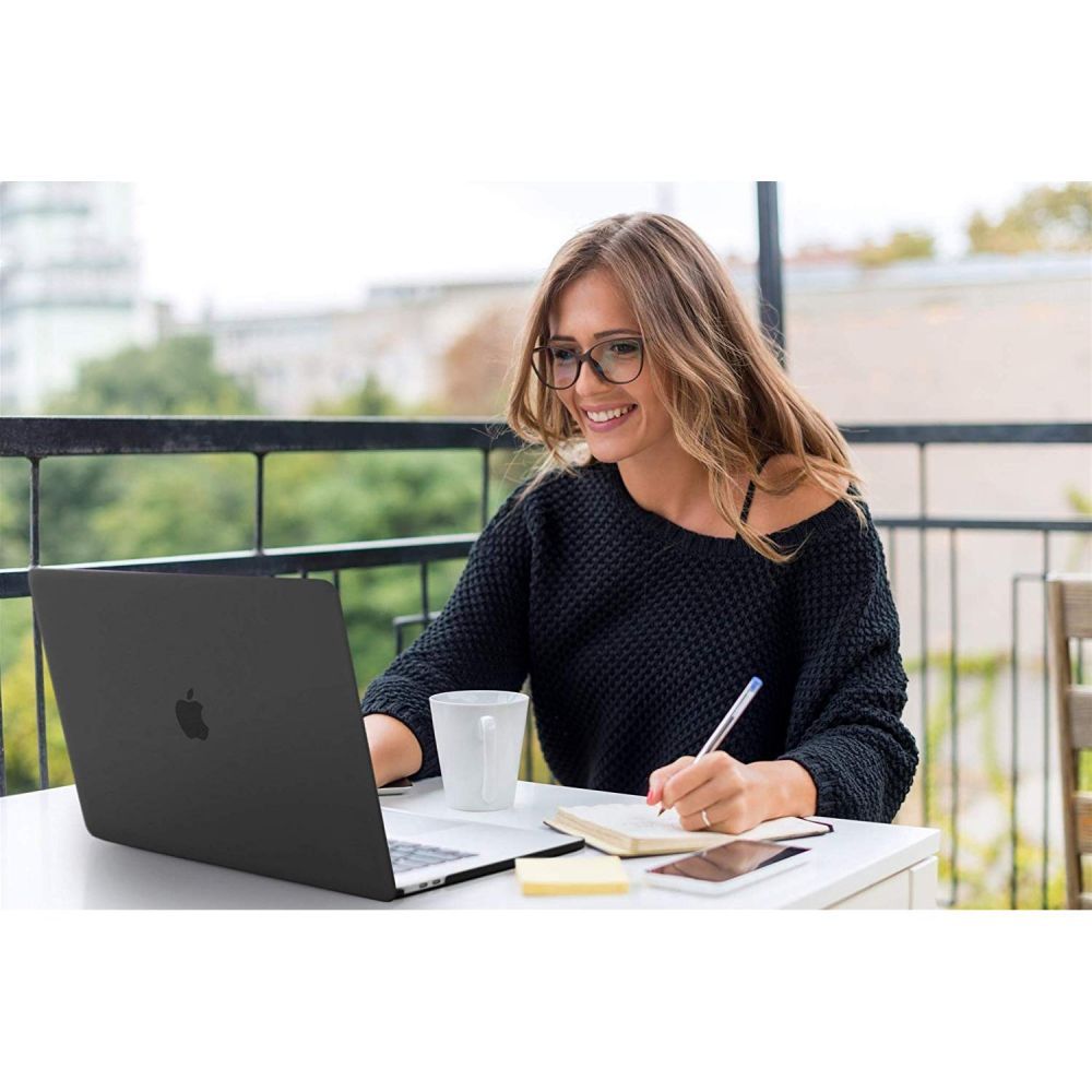 OBAL NA MACBOOK AIR 13" M2 / M3 / 2022-2024 TECH-PROTECT SMARTSHELL MATTE BLACK
