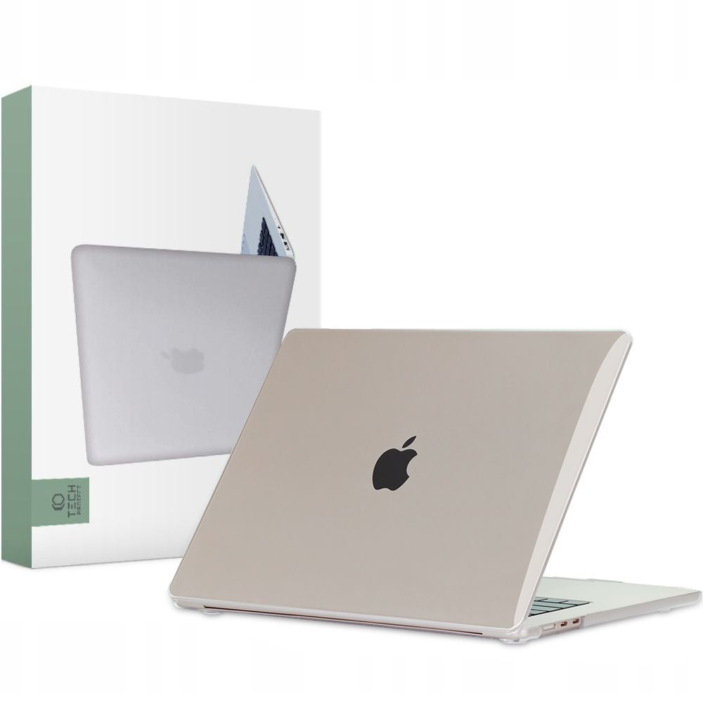 OBAL NA MACBOOK AIR 15" M2 / M3 / M4 / 2023-2025 TECH-PROTECT SMARTSHELL CRYSTAL CLEAR