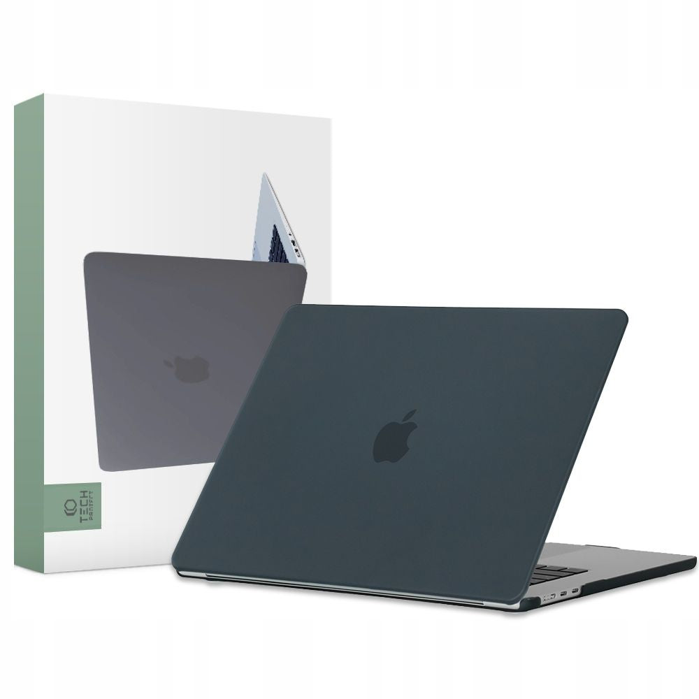  ZA MACBOOK AIR 15" M2 / M3 / M4 / 2023-2025 TECH-PROTECT SMARTSHELL MATTE BLACK