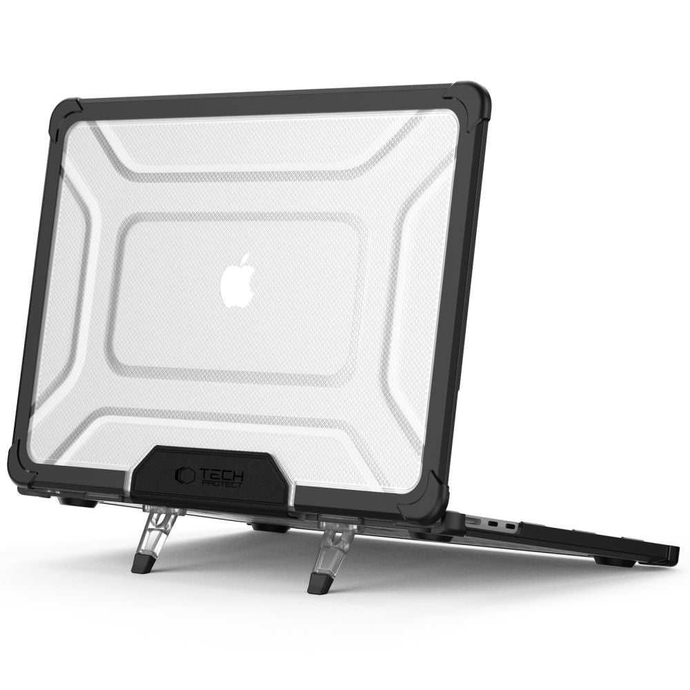TECH-PROTECT  PRO MACBOOK AIR 13 M2 / M3 / M4 / 2023-2025 CRNA/PROZIRNA