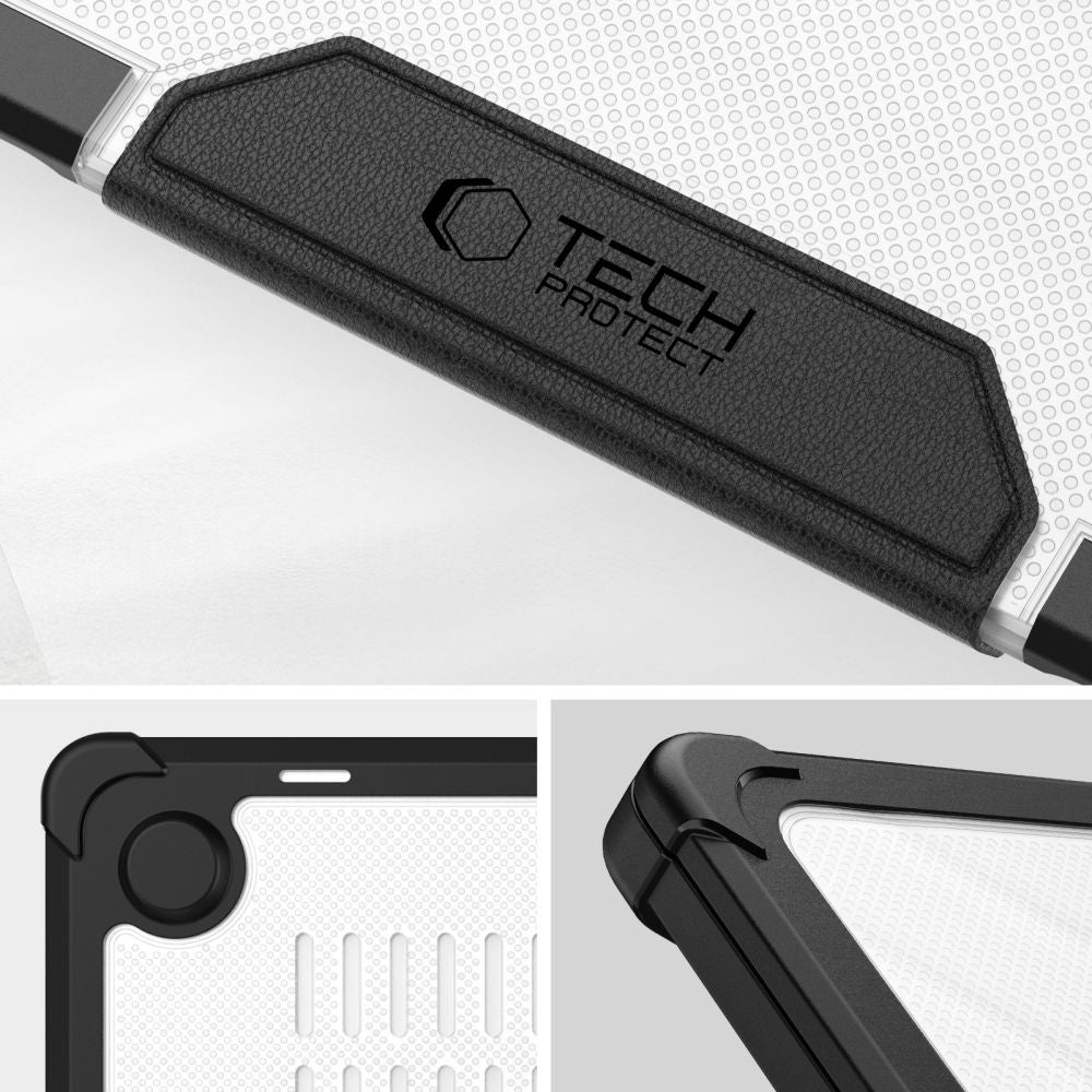 TECH-PROTECT  PRO MACBOOK AIR 13 M2 / M3 / M4 / 2023-2025 CRNA/PROZIRNA