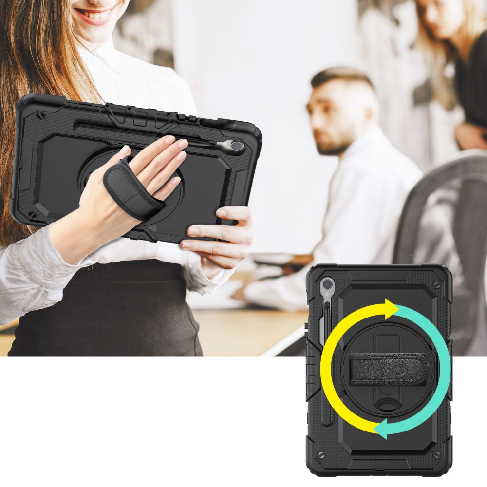  /  ZA SAMSUNG GALAXY TAB S9 FE / S10 FE 10.9 X510 / X516B / X520 / X526 TECH-PROTECT SOLID360 CRNA