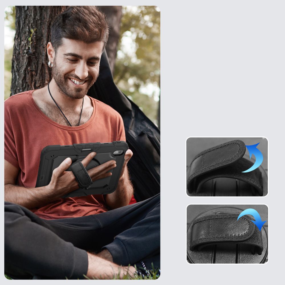 KRYT TECH-PROTECT SOLID360 IPAD AIR 11 6 / 2024 BLACK