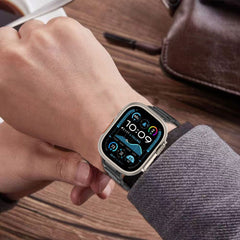 TECH-PROTECT NEHRĐAJUĆI KLASIČNI APPLE SAT 6 / 7 / 8 / 9 / 10 / SE / ULTRA 1 / 2 (44 / 45 / 46 / 49 MM) SREBRNI 