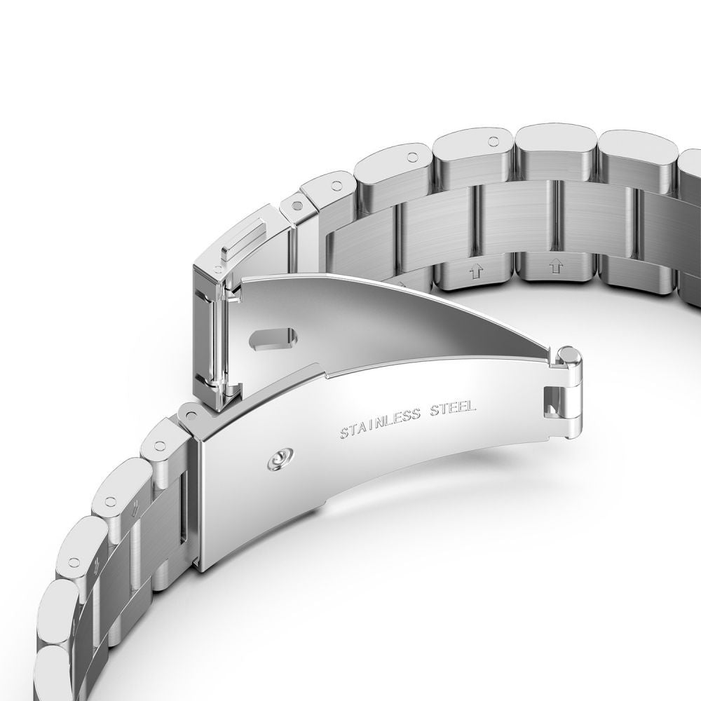 REMENIČEK DOOP IZ NEHRĐAJOČEGA JEKLA ZA SAMSUNG GALAXY WATCH 4 / 5 / 5 PRO / 6 / 7 / FE ČRN