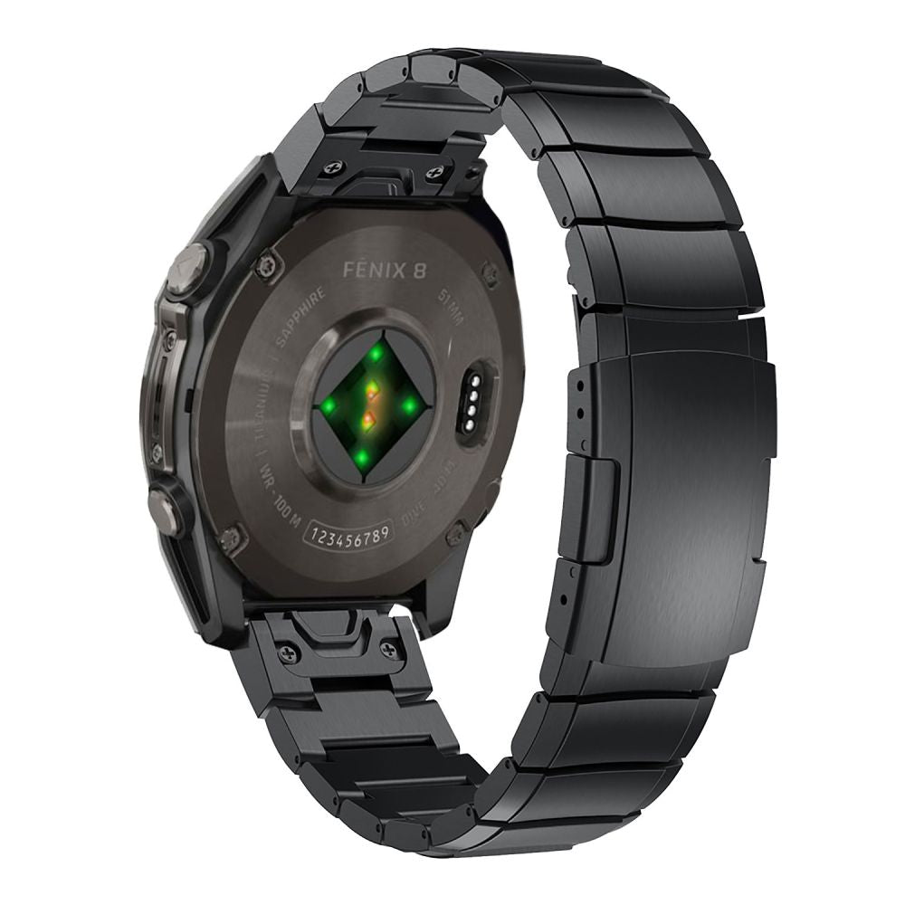 REMIENOK TECH-PROTECT STEELBAND GARMIN FENIX 5X / 5X PLUS / 6X / 6X PRO / 7X / 8 (51 MM) BLACK